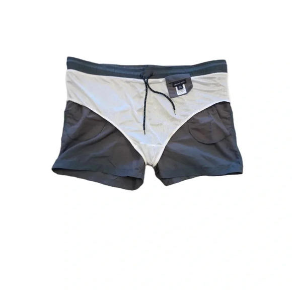 Lands End Grey Lined Swim Shorts Size XXL - Picture 5 of 7